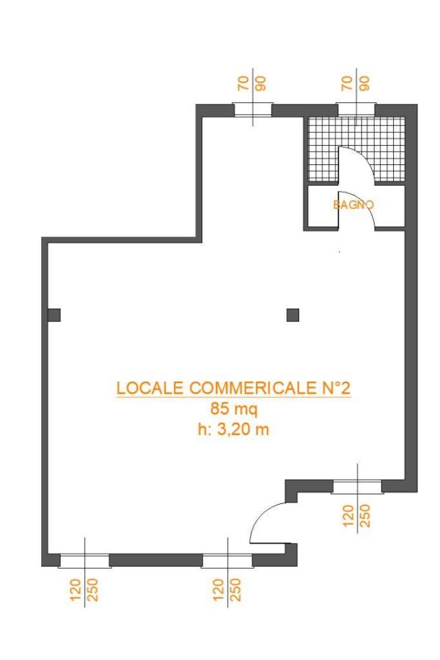 Negozio in Via Santa Maria 4, Mozzate, {3} - Planimetria 1