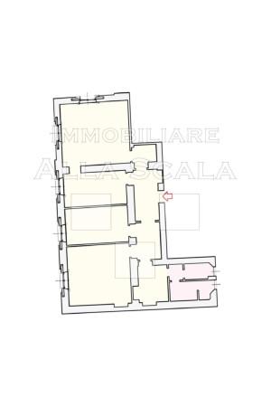 Ufficio in Via Michele Barozzi, Milano, {3} - Planimetria 1