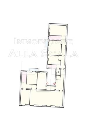 Ufficio in Via Gian Battista Bazzoni, Milano, {3} - Planimetria 1