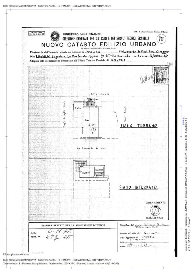 Negozio in vendita, Via Leonardo da Vinci 8, Omegna - Planimetria 1
