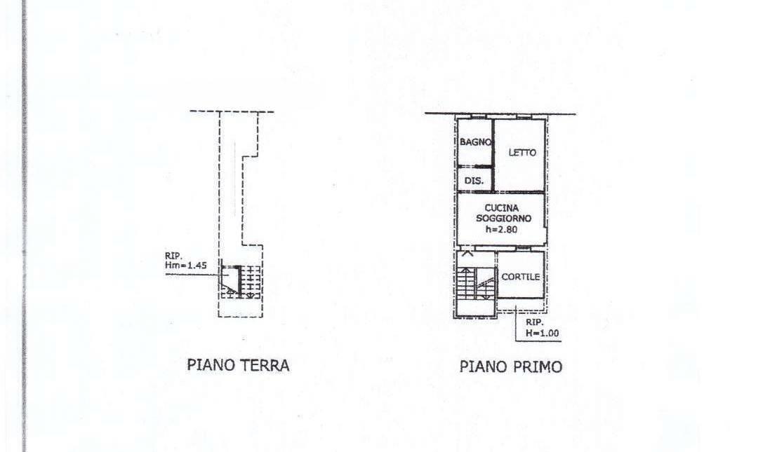 Zweizimmerwohnung, Urbino - Grundriss 1