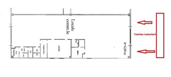 Negozio in Viale Nicola Sacco E Bartolomeo Vanzetti 77, Pedaso, {3} - Planimetria 1
