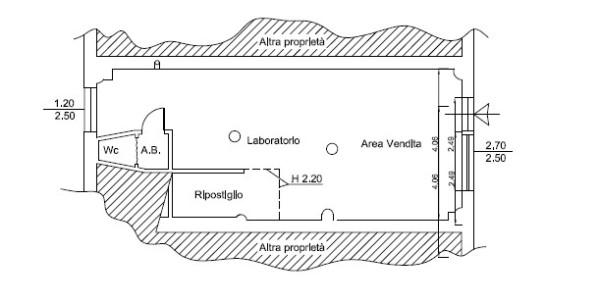 Negozio in Via Carena, Civitanova Marche, {3} - Planimetria 1