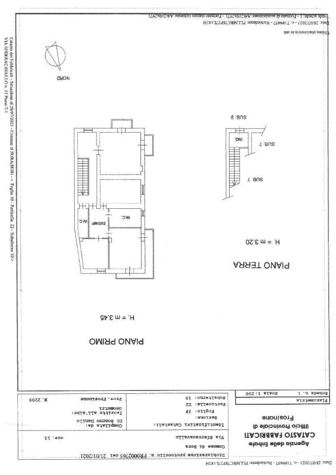 Vierzimmerwohnung in {3}, Via Sferracavallo 11 - Grundriss 1