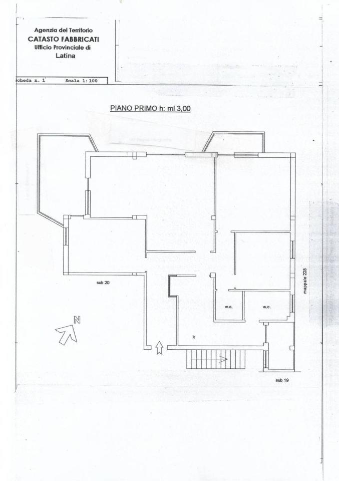 Appartamento, Sabaudia - Planimetria 1