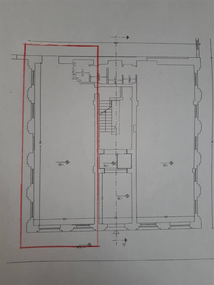 Negozio in Viale Giusti, Lucca, {3} - Planimetria 1