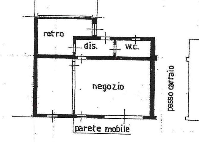Negozio in Via Garibaldi, Parabiago, {3} - Planimetria 1