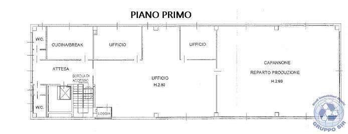 Capannone in Via a. Melacca 13/a, Muggiò, {3} - Planimetria 1