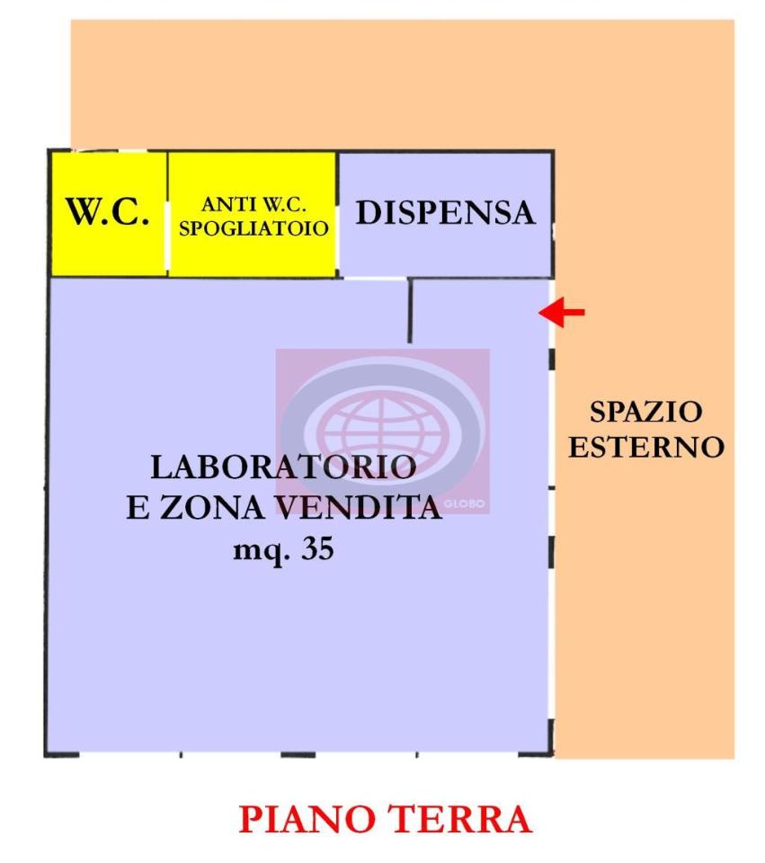 Esercizio commerciale in , Cesena, {3} - Planimetria 1