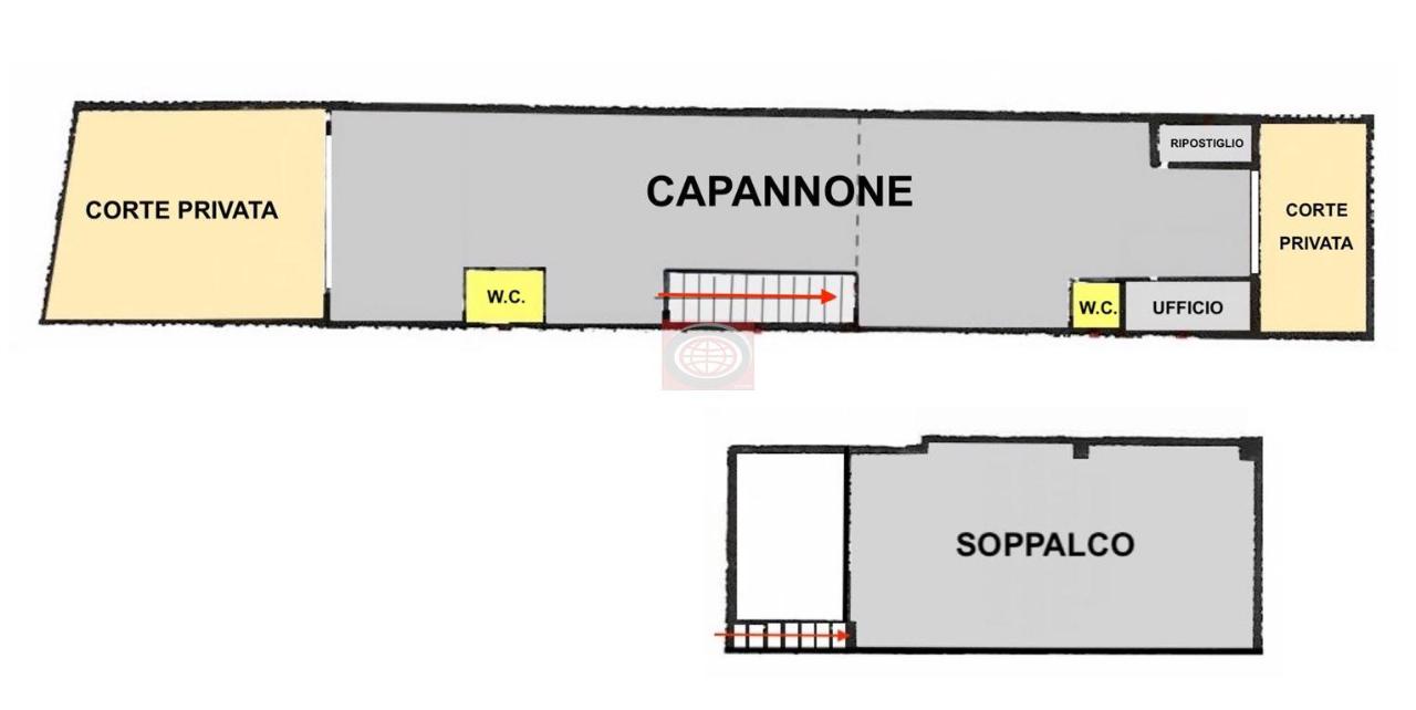 Capannone in , Cesena, {3} - Planimetria 1