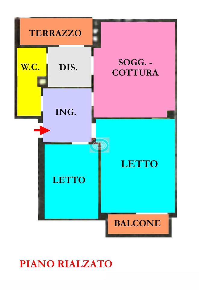 Bilocale, Meldola - Planimetria 1