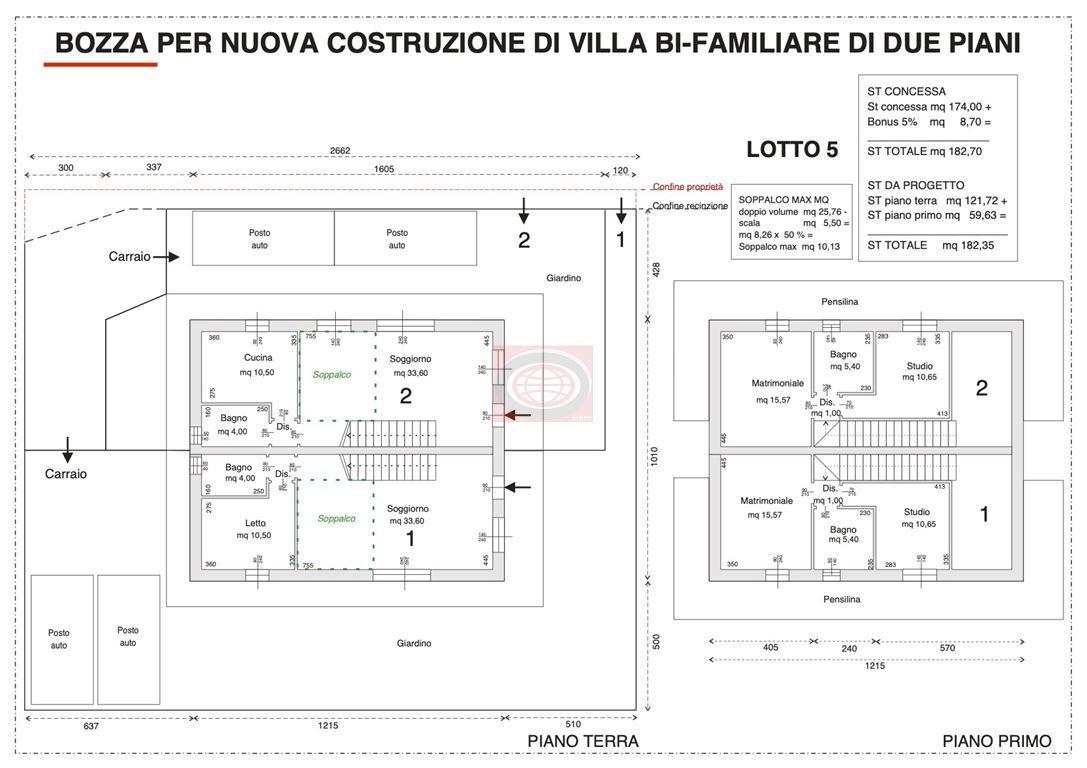 Residenzielles Bauland in {3}, - Grundriss 1