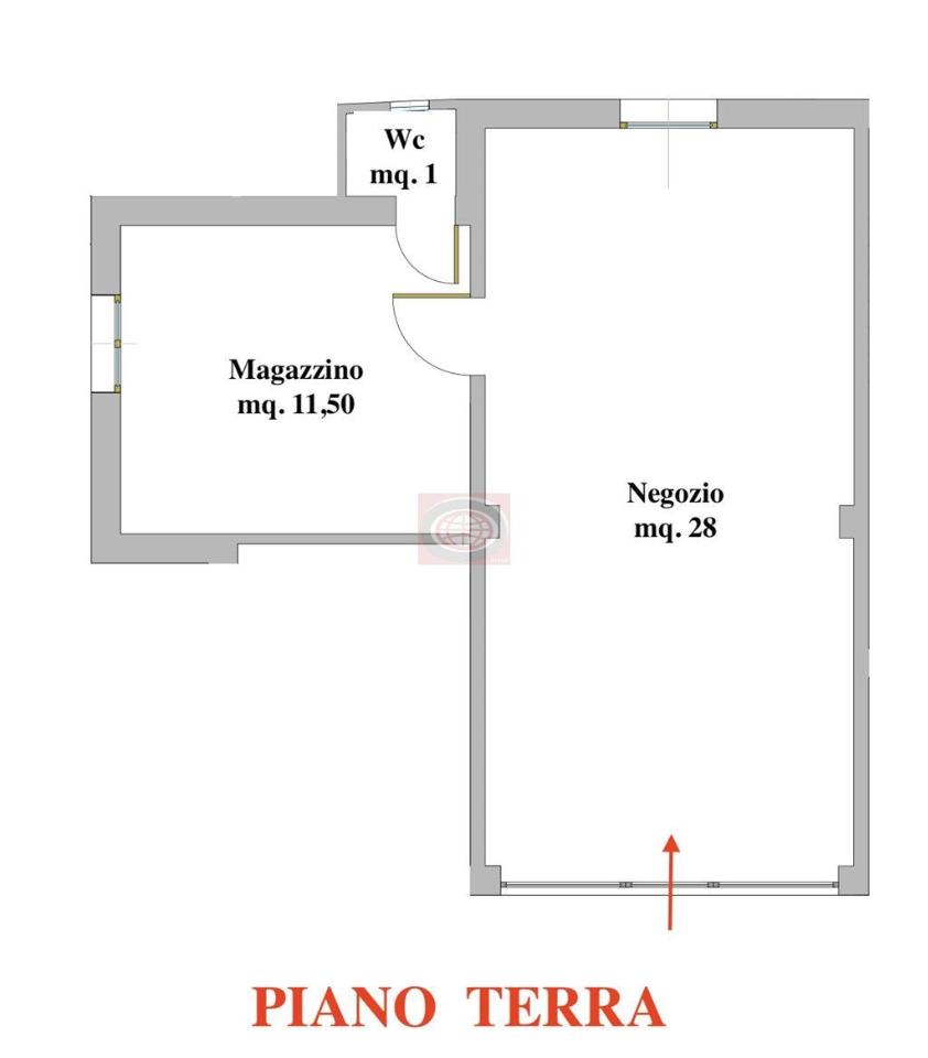 Negozio in , Cesena, {3} - Planimetria 1