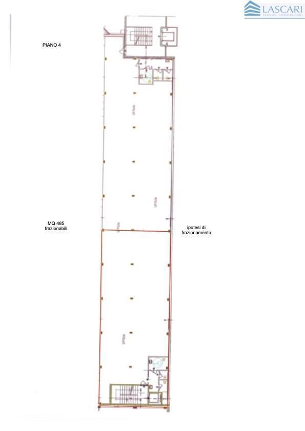 Ufficio in Via Orio al Serio 29, Grassobbio, {3} - Planimetria 1