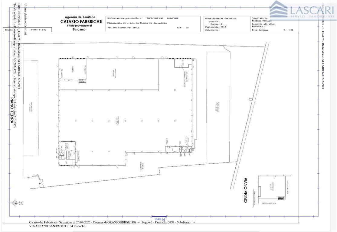 Capannone in , Grassobbio, {3} - Planimetria 1
