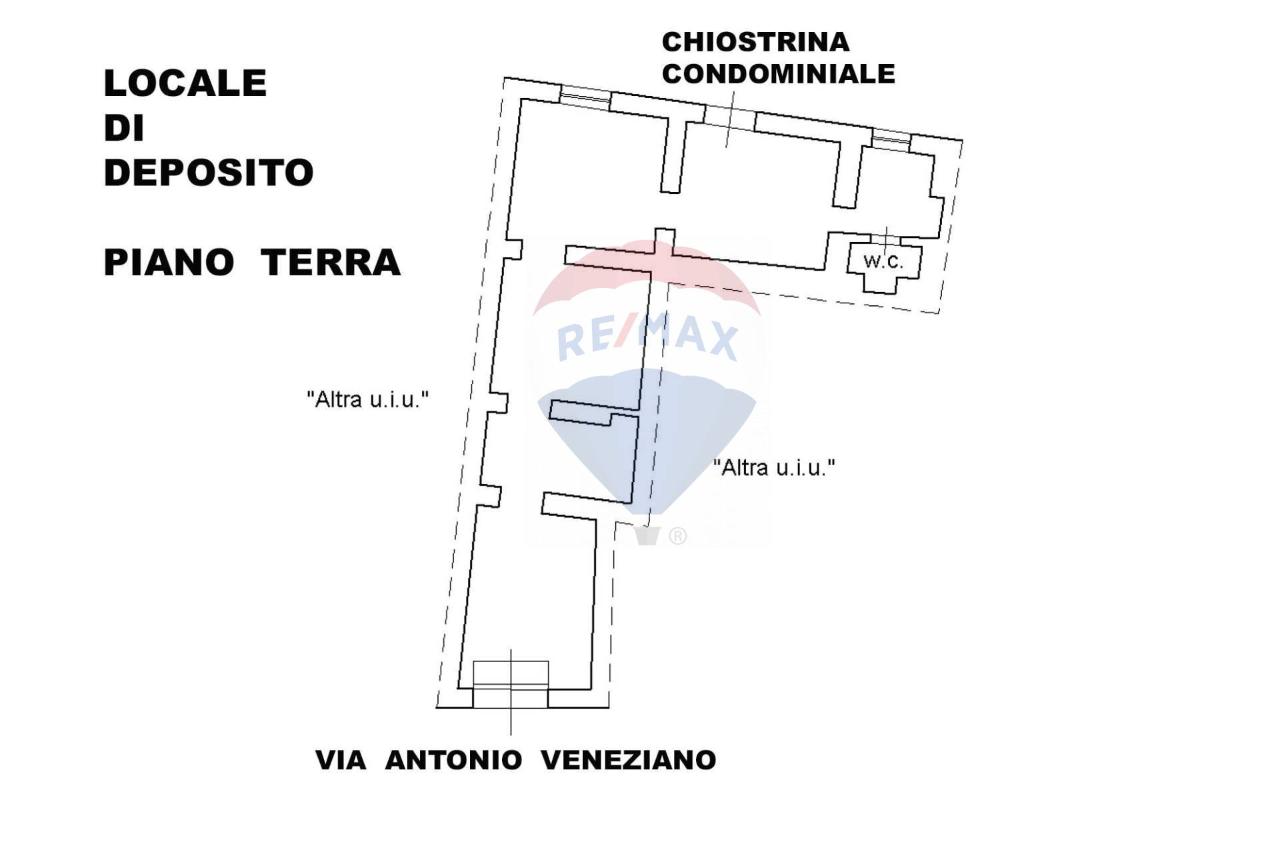 Magazzino in Via Antonio Veneziano 79/a, Palermo, {3} - Planimetria 1
