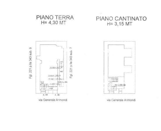 Negozio in Via Generale Giuseppe Arimondi, Andria, {3} - Planimetria 1