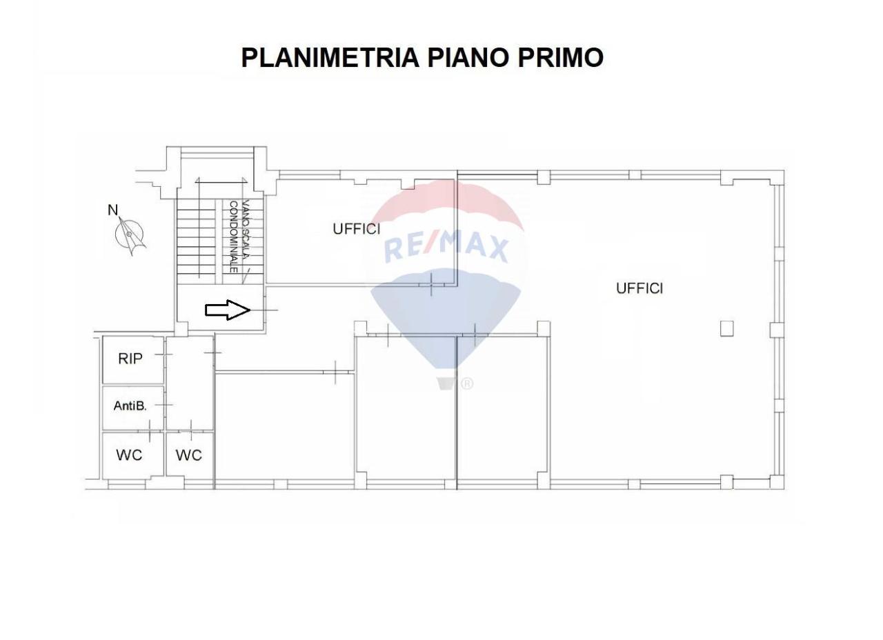Ufficio in Via Giuseppe Cacchi 8, L'Aquila, {3} - Planimetria 1