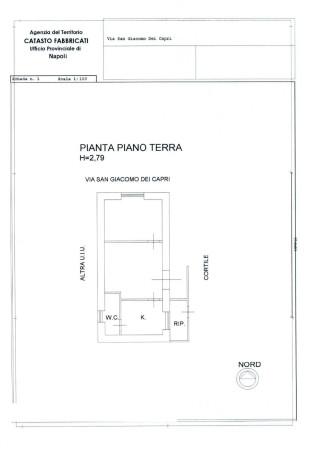 Negozio in Via San Giacomo dei Capri, Napoli, {3} - Planimetria 1