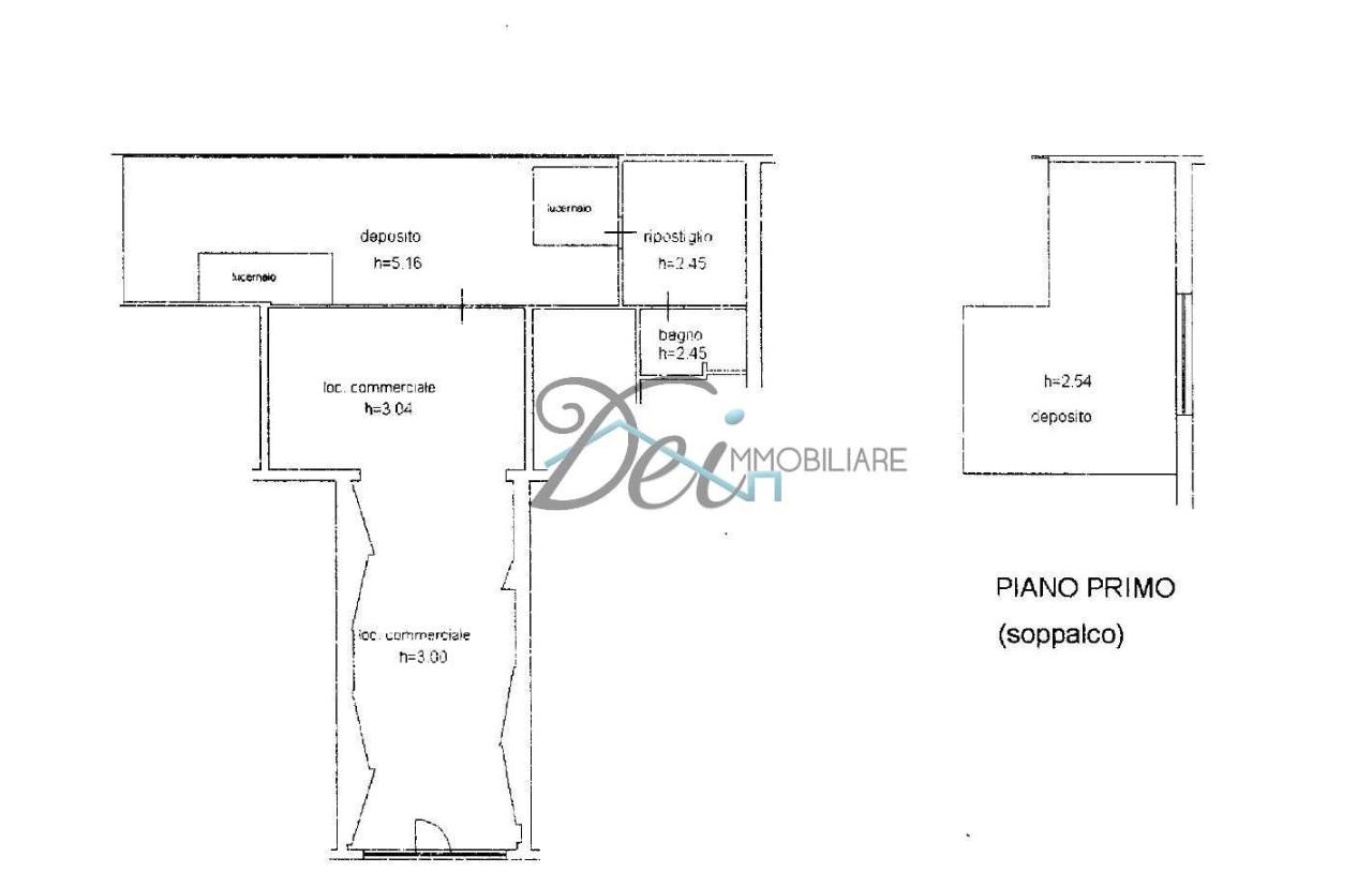 Negozio in Viale Europa 324, Capannori, {3} - Planimetria 1