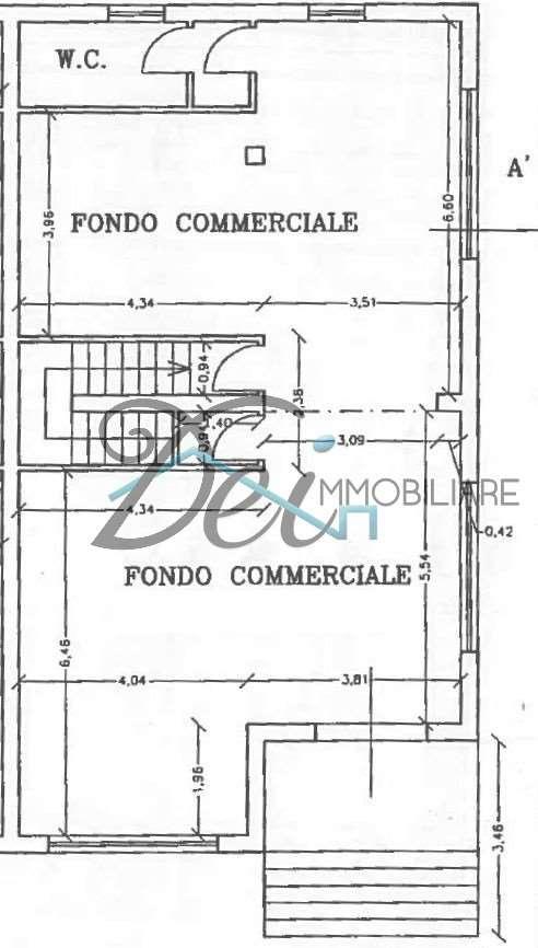 Negozio in Via del Centenario  137, Porcari, {3} - Planimetria 1