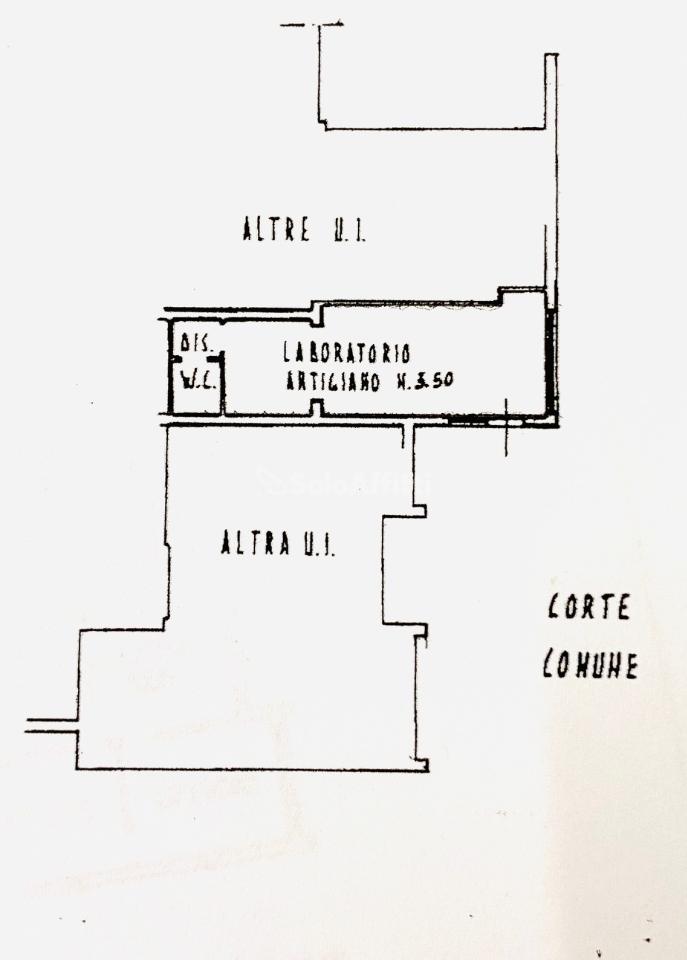 Laboratorio in , Fusignano, {3} - Planimetria 1