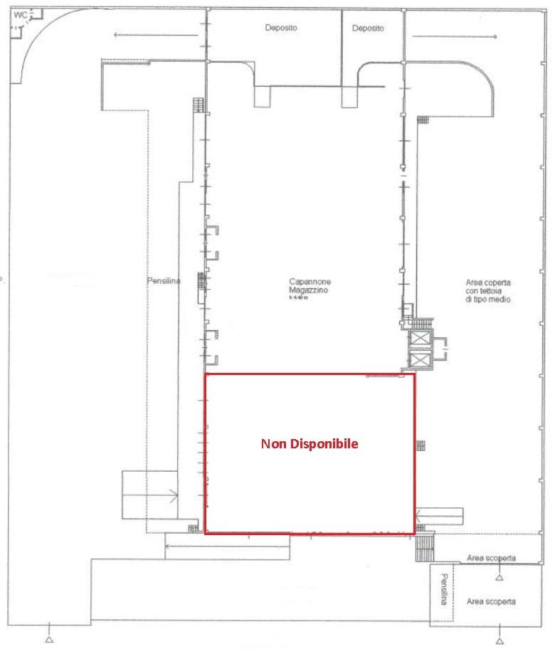 Magazzino in Via Mecenate, Milano, {3} - Planimetria 1