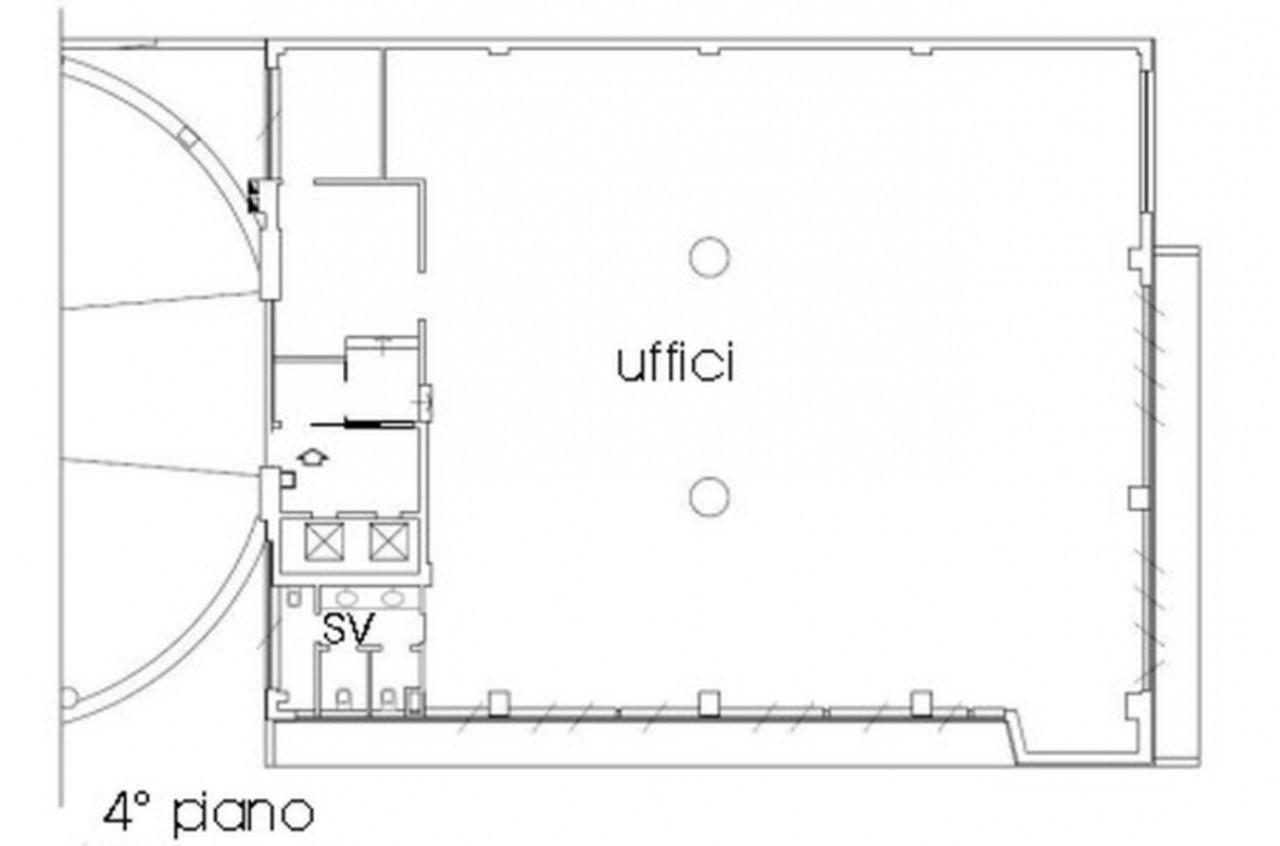Ufficio in Viale Certosa, Milano, {3} - Planimetria 1