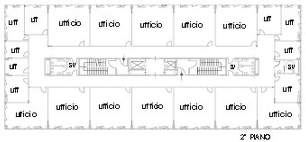 Ufficio in Via Burona, Vimodrone, {3} - Planimetria 1