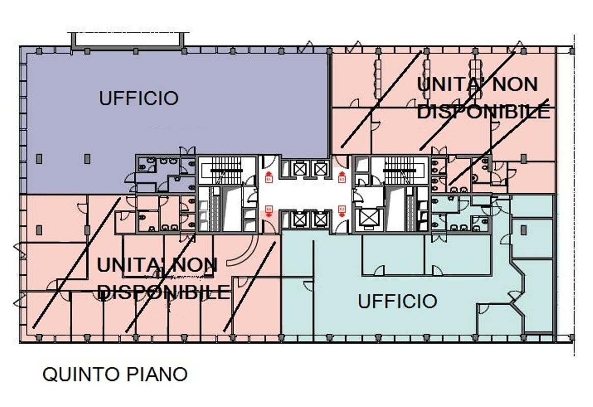 Ufficio in Via Olgia, Segrate, {3} - Planimetria 1