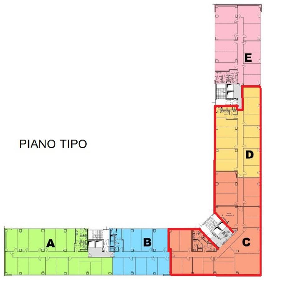 Ufficio in Via Cantore Gen., Sesto San Giovanni, {3} - Planimetria 1