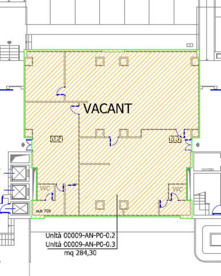 Ufficio in Via Bartolomeo Colleoni, Agrate Brianza, {3} - Planimetria 1