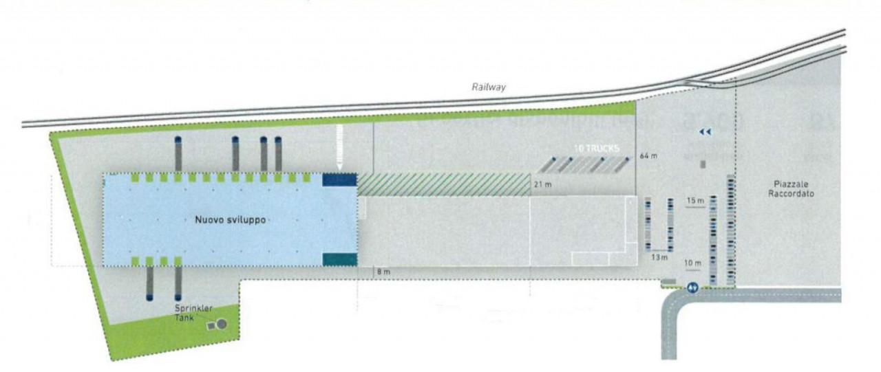 Magazzino in Via Ardeatine, Suzzara, {3} - Planimetria 1