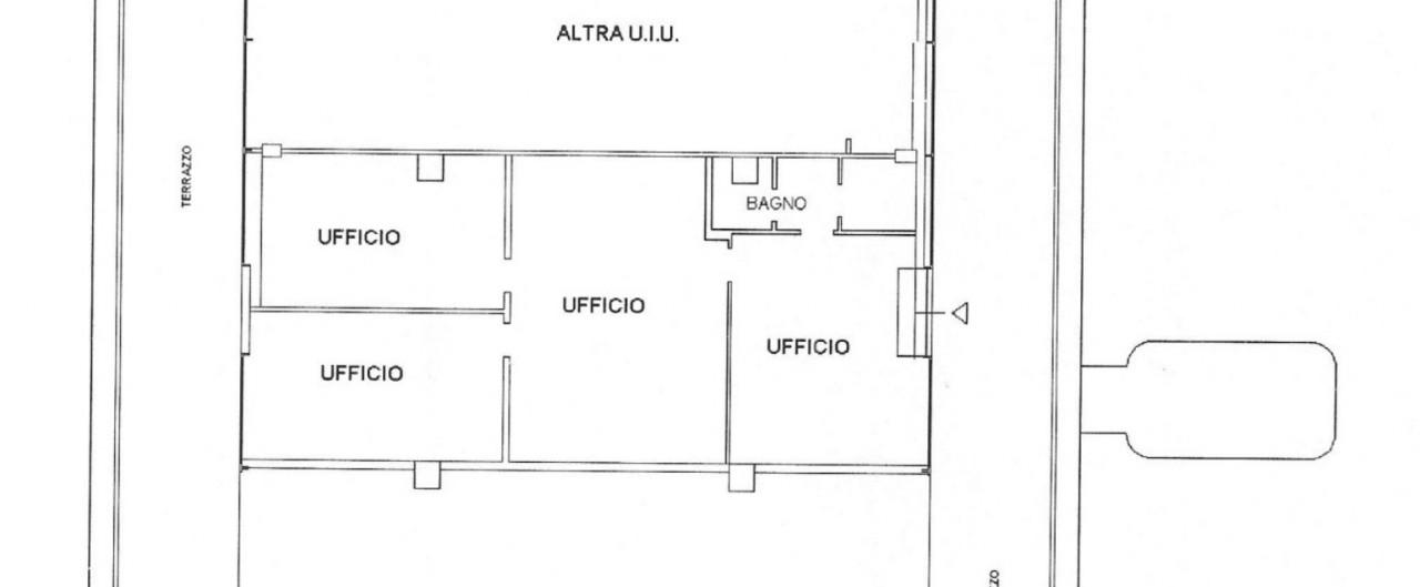 Ufficio in Strada 6, Rozzano, {3} - Planimetria 1