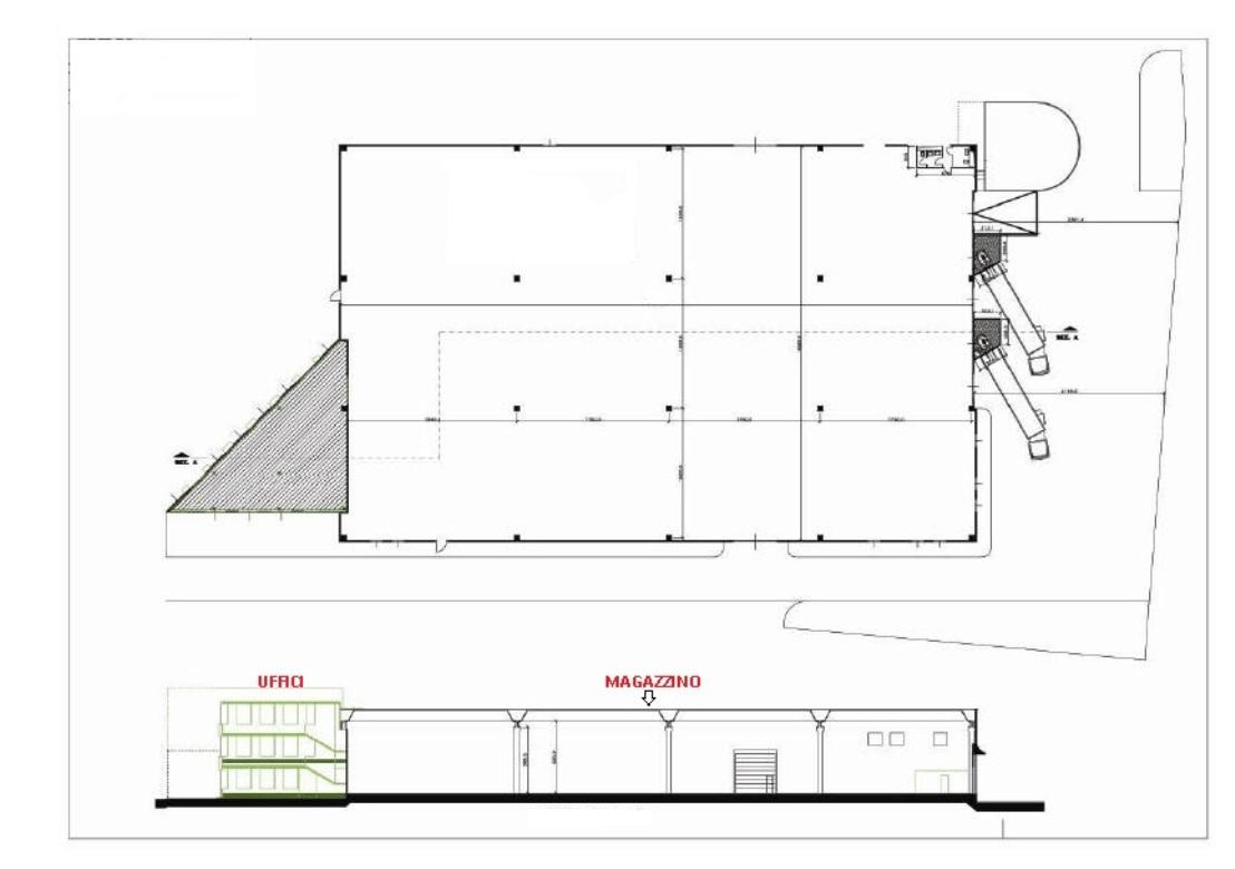 Capannone in Via Grandi a., Settala, {3} - Planimetria 1
