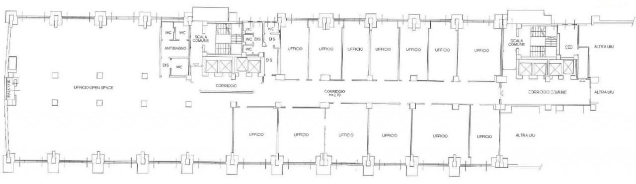 Ufficio in Via Schievano Enrico, Milano, {3} - Planimetria 1