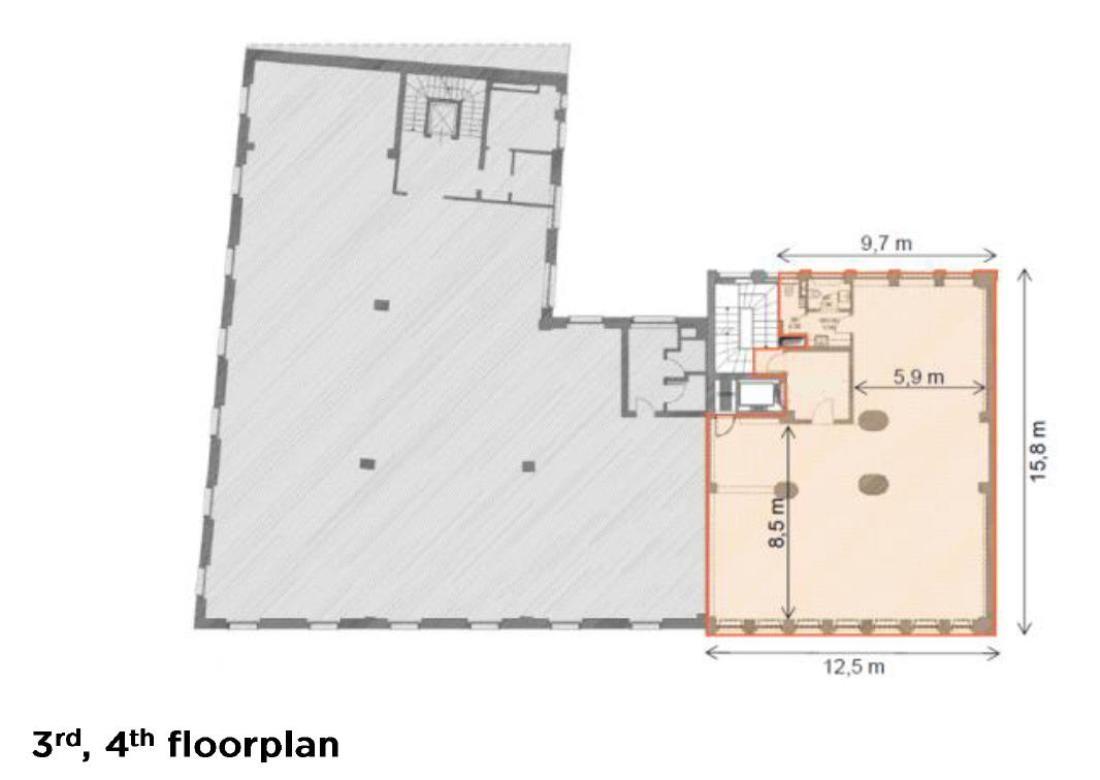 Ufficio in Via San Paolo, Milano, {3} - Planimetria 1