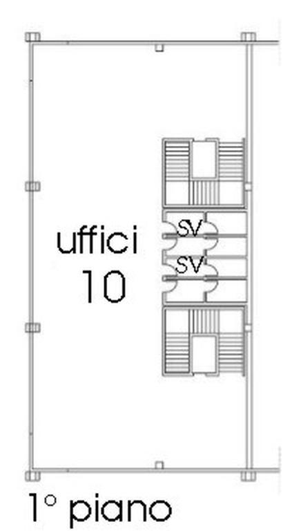 Ufficio in Via Galilei Galileo, Peschiera Borromeo, {3} - Planimetria 1