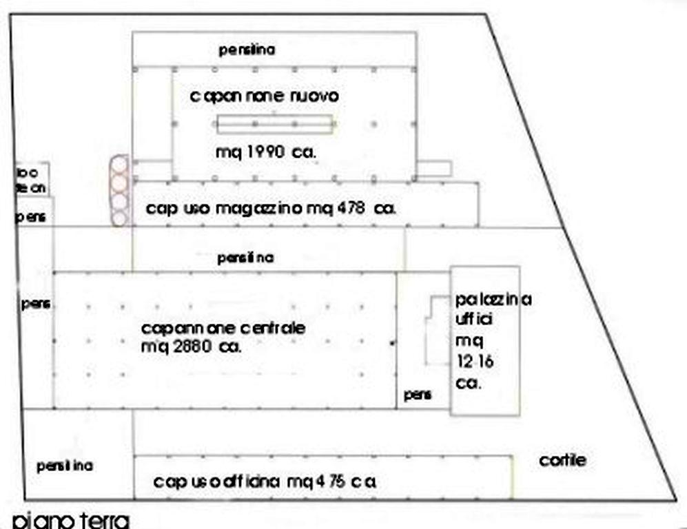 Capannone in Via Percali, Settala, {3} - Planimetria 1