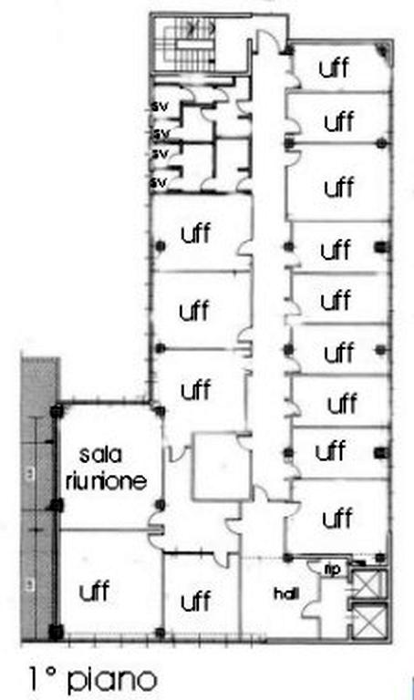 Ufficio in Via Croce B., Vimodrone, {3} - Planimetria 1