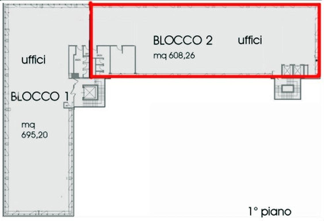 Ufficio in Via Grandi a., Vimodrone, {3} - Planimetria 1