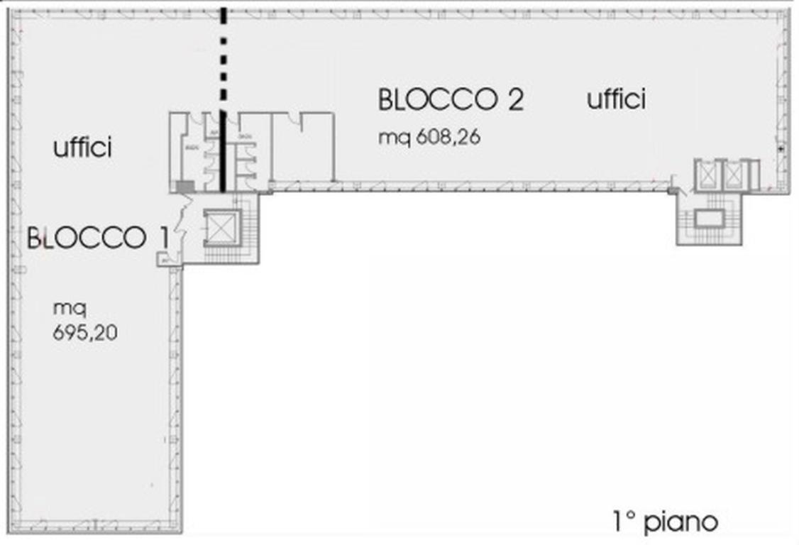 Ufficio in Via Grandi a., Vimodrone, {3} - Planimetria 1