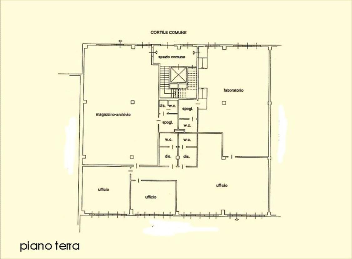 Laboratorio in Via Muzio Attendolo Sforza, Milano, {3} - Planimetria 1