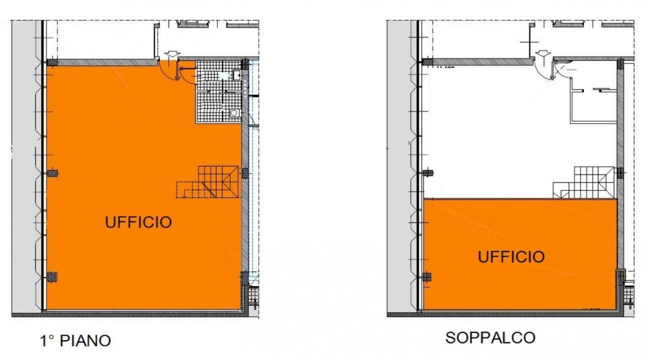 Ufficio in Via Mameli, Vimercate, {3} - Planimetria 1