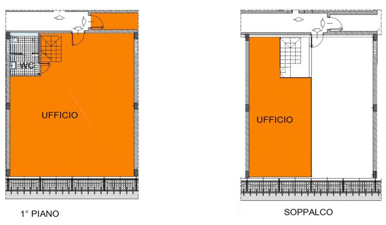 Ufficio in Via Mameli, Vimercate, {3} - Planimetria 1