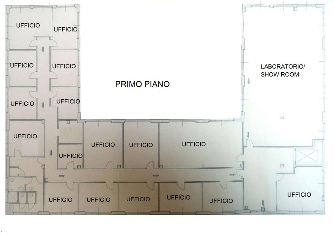 Laboratorio in Viale Monza, Milano, {3} - Planimetria 1