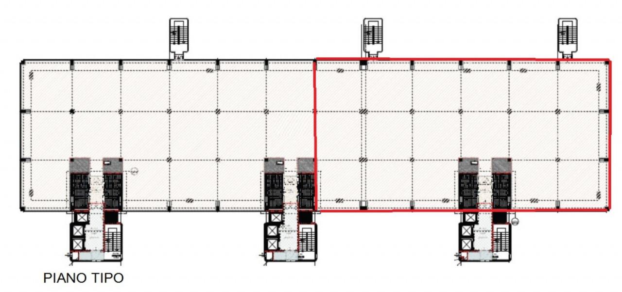 Ufficio in Strada 6, Rozzano, {3} - Planimetria 1