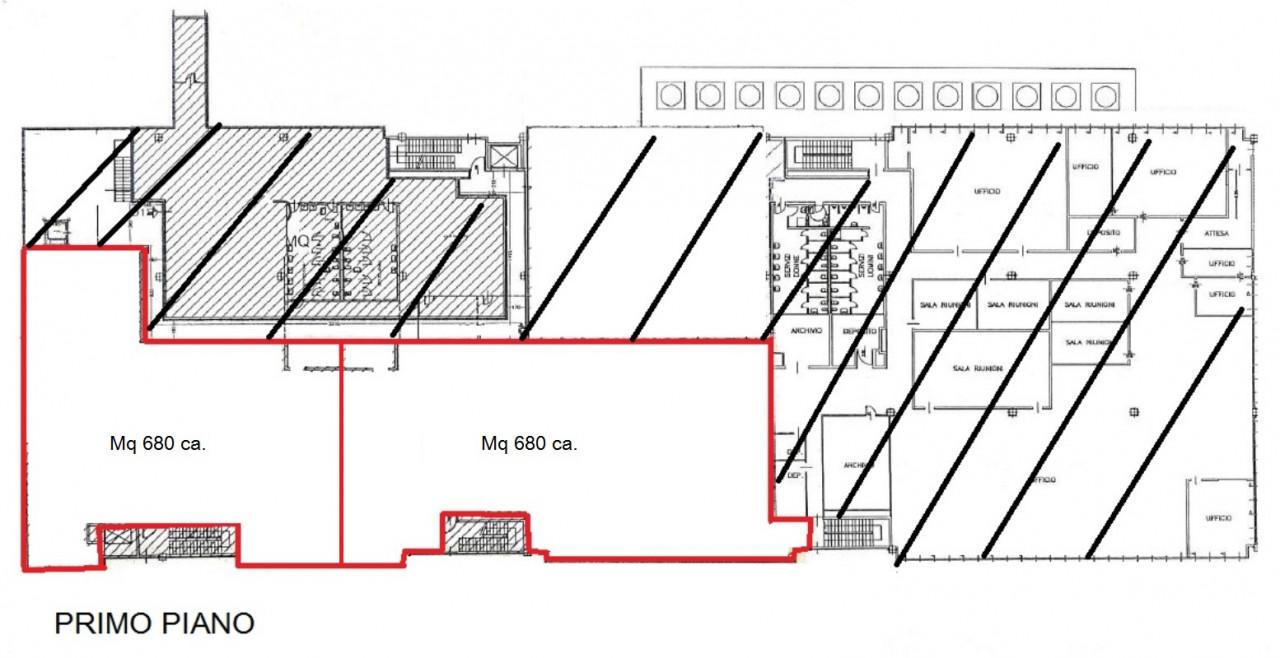 Ufficio in Via Mazzini G., Cernusco Sul Naviglio, {3} - Planimetria 1