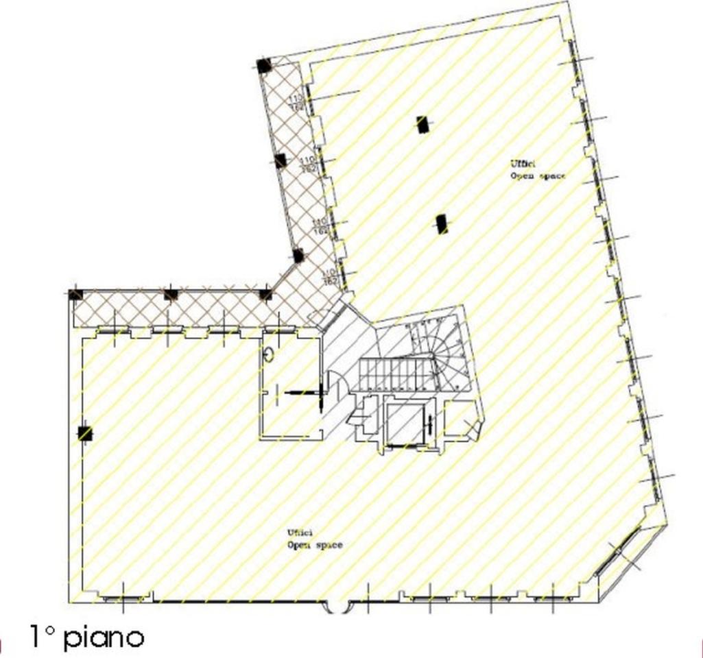 Ufficio in Viale Sarca, Milano, {3} - Planimetria 1