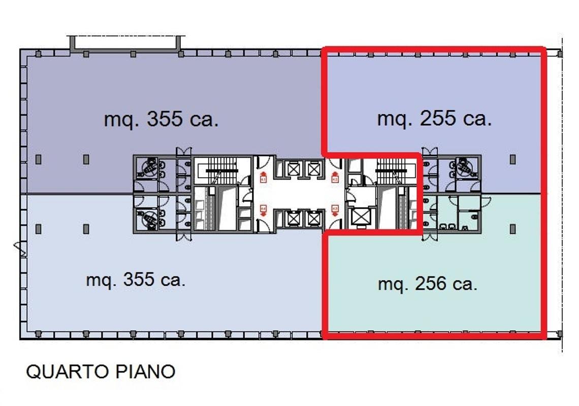 Ufficio in Via Olgia, Segrate, {3} - Planimetria 1